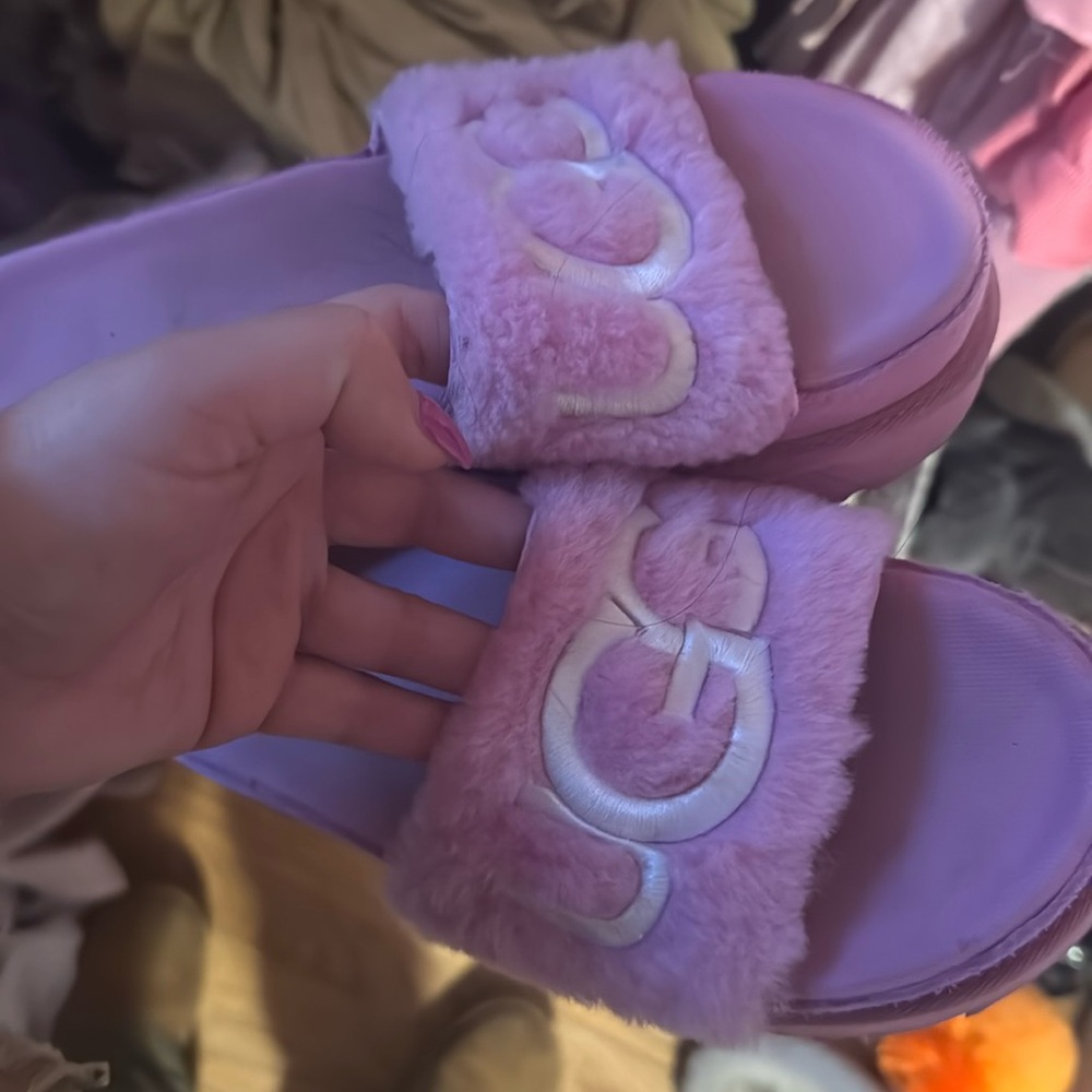 Pink Ugg sandals